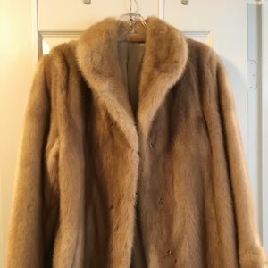 Mink coat.